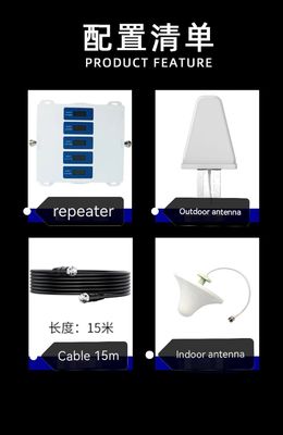 800/900/1800/2100/2600MHz N Ripetitore di segnale femminile RPT-08002600-X5 per una migliore copertura