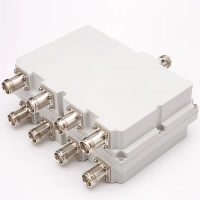 Combinatore a sei bande Combinatore a basso Pim 698-2700MHz 4.3-10-F DIN-F con design personalizzato