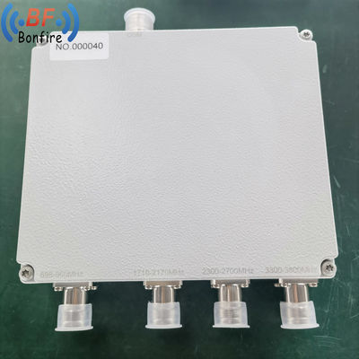 Combinatore RF IP65 interno/esterno a banda bassa Pim Quad 1710-2700MHz con N connettore femminile