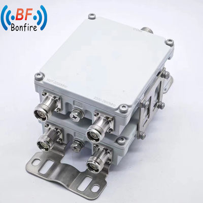 50W VHF Diplexer Duplexer Low Pim RF Combiner per l'interfaccia DIN-F del sistema radio a due vie