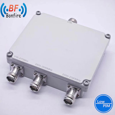 Combinatore 5g RF 1710-2170MHz 2300-2690MHz RF a banda larga Quadplexer RF a bassa Pim per Ibs Bts Das