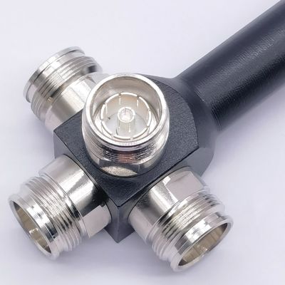 4 Way Low Pim Reactive High Power Splitter 698-3800MHz 4,3-10 F Grigio/Rosso/Nero/Personalizzato