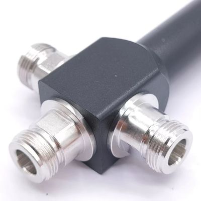 High Power Splitter 698-4000MHz N F in Grigio Ultra Wideband 2/3/4 Way Low Pim Reactive