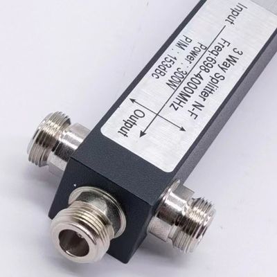 High Power Splitter 698-4000MHz N F in Grigio Ultra Wideband 2/3/4 Way Low Pim Reactive