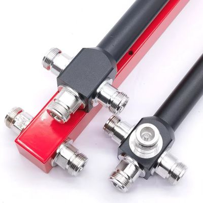 High Power Splitter 698-4000MHz N F in Grigio Ultra Wideband 2/3/4 Way Low Pim Reactive