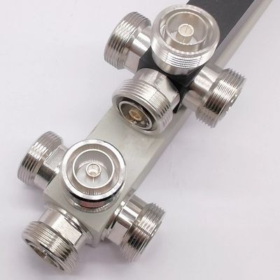 Ultra Wideband 2/3/4 Way Low Pim Reactive High Power Splitter con interfaccia DIN-F