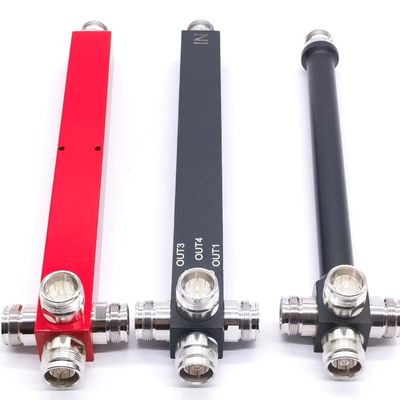 Largo intervallo di frequenza 617-4000MHz 4.3-10-F 2/3/4 Way Low Cavity High Power Divider Das