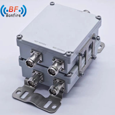 Combinatore a doppia banda a bassa capacità di PIM per la realizzazione complessiva del progetto Ibs/Das