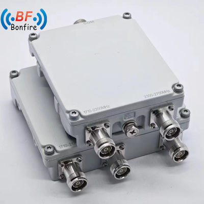 Combinatore Triplexer Indoor/Outdoor 1710-1880 1920-2170 2300-2400 2500-2700MHz -155dbc con connettore femminile 4.3-10