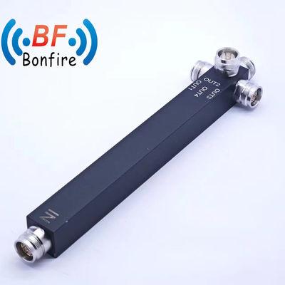 4.3-10 Femminile Reattivo Quadri-Way Power Splitter per Interfaccia N-F/DIN-F entro 698-3800MHz