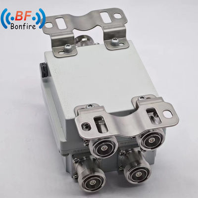 Combinatore di diplesso RF IP65 impermeabile a 300W grigio personalizzato con connettore femminile 4.3-10