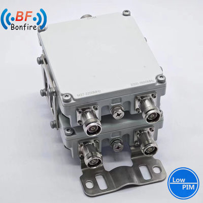 Combinatore di diplesso RF a bassa Pim 200W per capacità complessiva Ibs/Das