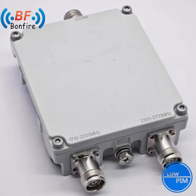 Combinatore RF 1710-1880 1920-2170 2300-2400 2500-2700m Basso Pim -112dbc 300W Triplexer