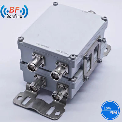 Triplexer 1710-1880 1920-2170 2300-2400 2500-2700MHz con N connettore femminile Bts Grigio