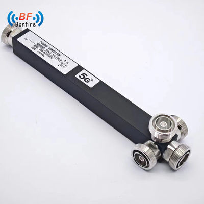 GFQ-XXXXXX 4 Way Wilkinson Power Splitter DIN-F Package Dimensione 18.00cm * 7.00cm * 4.00cm