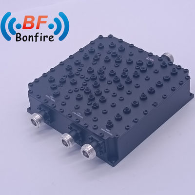 HLQ-XXXXX Tri-Band Combiner 1710-1880 1920-2170 3300-3700MHz con 4.3-10-F DIN-F N-F