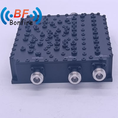 HLQ-XXXXX Tri-Band Combiner 1710-1880 1920-2170 3300-3700MHz con 4.3-10-F DIN-F N-F