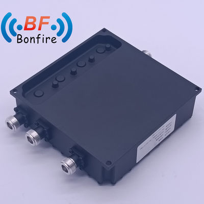 HLQ-XXXXX Tri-Band Combiner 1710-1880 1920-2170 3300-3700MHz con 4.3-10-F DIN-F N-F