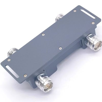 Grigio DQ-0740-227701 Combinatore ibrido Accoppiatore ibrido 2 in 2 da 698-4000MHz 4.3-10 F Rosso
