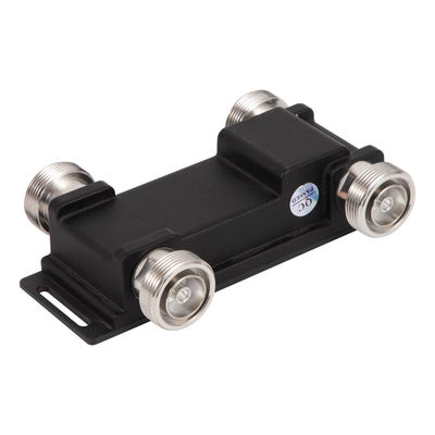 Accoppiatore ibrido 2 in 2 su 698-4000MHz DIN-F per la combinazione di segnali a larga gamma di frequenza