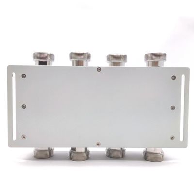 Pacco Peso lordo 2.000 kg Combinatore ibrido Accoppiatore ibrido 4 in 4 da 617-3800MHz DIN-F