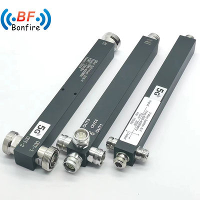 50W 698-3800MHz 2 Way Power Splitter Power Divider N-Female Connector per il sistema di sicurezza pubblica Ibs