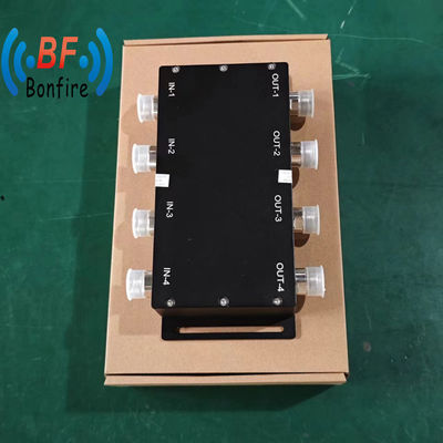 Combinatore RF 698-3800MHz Larghezza di banda 4 in 4 fuori 3dB Accoppiatore ibrido N Femminile per prestazioni