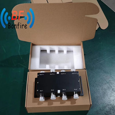 100W 90 gradi 3dB RF ibrido accoppiatore 698-4000MHz ibrido combinatore IP60 N femminile Tipo rosso