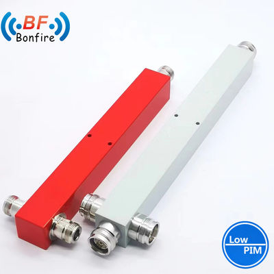RF 2 Way Power Splitter 100W 350-3800MHz Interfaccia DIN-F/4.3-10-F/DIN-F per stazione base