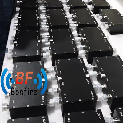 Accoppiatore ibrido a basso Pim 7/16DIN Femminile Tipo UHF RF Combinatore ibrido 698-4000MHz 3dB RF 2X1