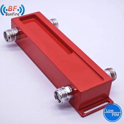 Nero UHF 3dB Das Combinatore ibrido 698-4000MHz 2 in 2 fuori Accoppiatore ibrido 4.3-10 Femminile
