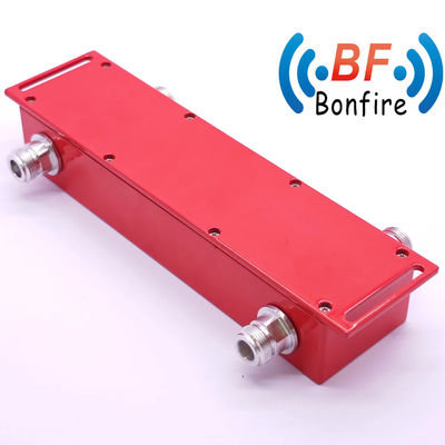 160dbc 500W N Tipo 698-3800MHz 2X2 Accoppiatore ibrido a colore rosso interno per progetti Ibs/Das