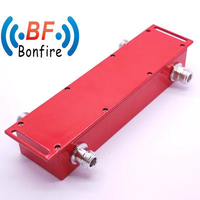 160dbc 500W N Tipo 698-3800MHz 2X2 Accoppiatore ibrido a colore rosso interno per progetti Ibs/Das