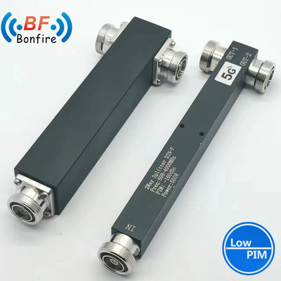Dividitore di potenza RF reattivo rotondo a due vie/splitter di potenza GFQ-XXXXXX 698-3800MHz Nero