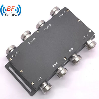 698-4000MHz 4X4 4 in 4 out 300W 155pim RF Hybrid Coupler Hybrid Combiner per Das Ibs
