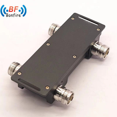 4.3-10-F/DIN-F/N-F Interfaccia 698-4000MHz 2X2 fuori Combinatore ibrido con connettore N-F