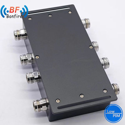 4.3-10-F/DIN-F/N-F Interface VHF RF Hybrid Combiner 698-3800MHz Accoppiatore ibrido a quattro vie