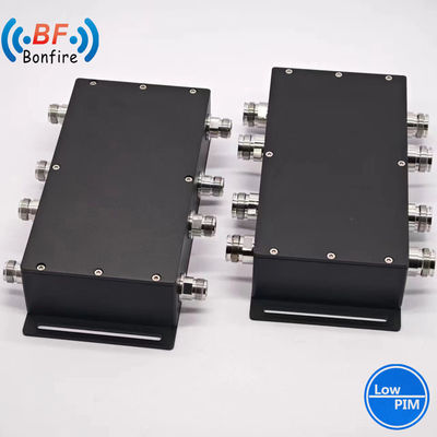 4.3-10-F/DIN-F/N-F Interface VHF RF Hybrid Combiner 698-3800MHz Accoppiatore ibrido a quattro vie