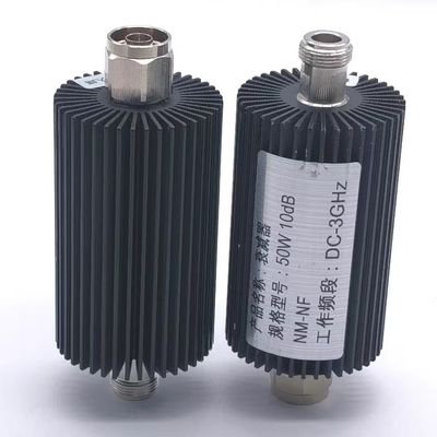 Attenuatore coassiale 50W Attenuatore RF DC-3800MHz Grigio per la capacità di consegna del progetto