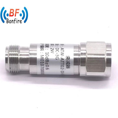 Attenuatore fisso coaxiale 3dB con N connettore maschio/femmina e soluzione