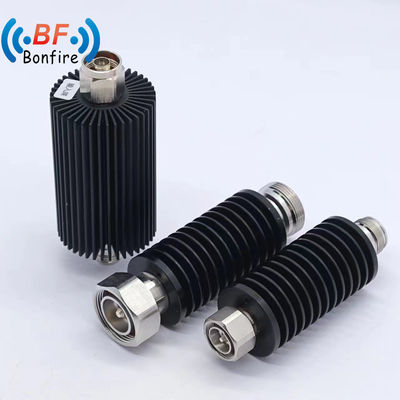Potenza dell'attenuatore di tipo N da 200W DC-3800MHz 50 Ohm 3/6/10/15/20/30/40dB regolabile Nero