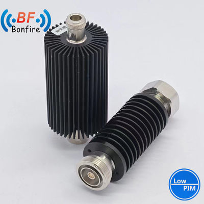 Rossa 100W Attenuatore regolabile RF Adaptatore coassiale DC-3800MHz DIN da maschio a femmina 3-40dB
