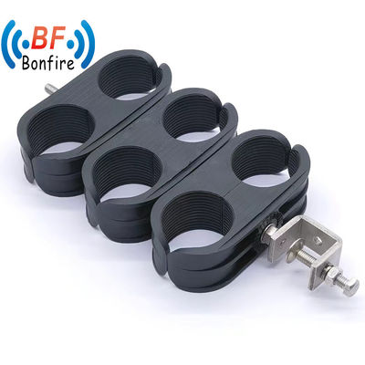 KXK-2201- Double Hole Double Cable Clamp per il cavo di alimentazione in acciaio inossidabile alla torre cellulare