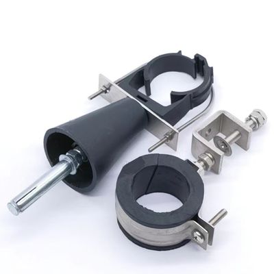 KXK-2201- Double Hole Double Cable Clamp per il cavo di alimentazione in acciaio inossidabile alla torre cellulare