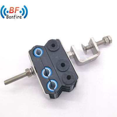 Acciaio inossidabile RF Clamp Cable Feeder Clip Cable Coaxial con plastica di tipo O