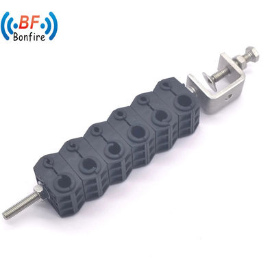 Acciaio inossidabile RF Clamp Cable Feeder Clip Cable Coaxial con plastica di tipo O