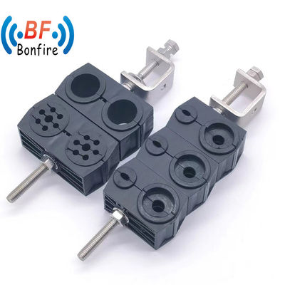 Quantità FTTH elettrica di plastica isolazione a chiuso ADSS Cable Anchor Clamp personalizzato