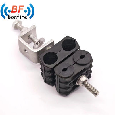 Clampo per alimentazione del cavo liscio RF Twin Coaxial Superflex per applicazioni di telecomunicazione