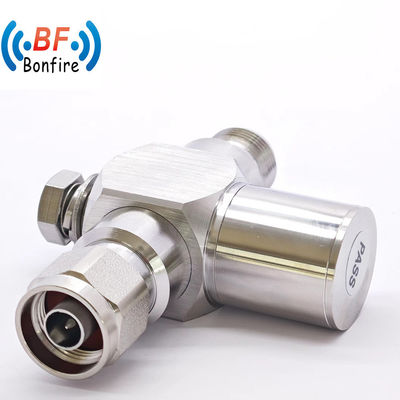 1/4 lunghezza d'onda RF Coaxial Surge Protector Arrester 698-3800MHz per una protezione migliorata