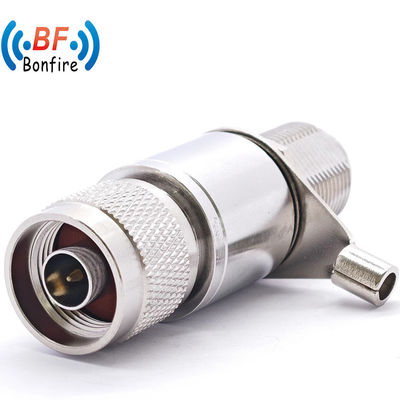 50 ohm Maschio a femmina connettore del cavo coassiale RF Surge Arrester N Jack Maschio a SMA Plug Lightning Protector 3G 6g
